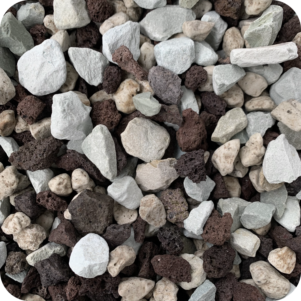 Mineralischer Mix floraceae